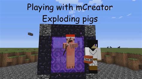 Exploding Pigs With Mcreator Youtube