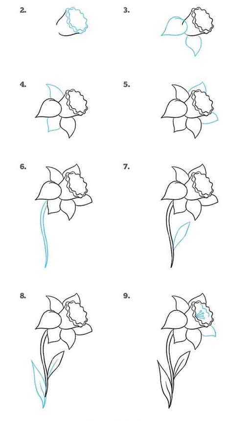 How to draw a diamond step by step : 1001 + ideas and tutorials for easy flowers to draw + pictures