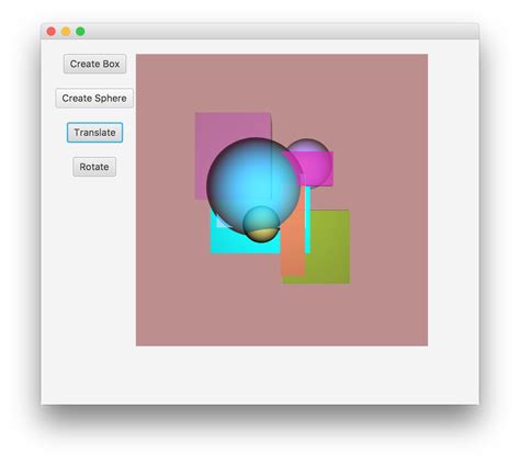 Javafx Can I Place 3d Geometry Objects In A Javafxcollection Stack