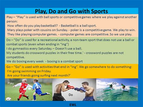 Using Play Do And Go English Learn Site