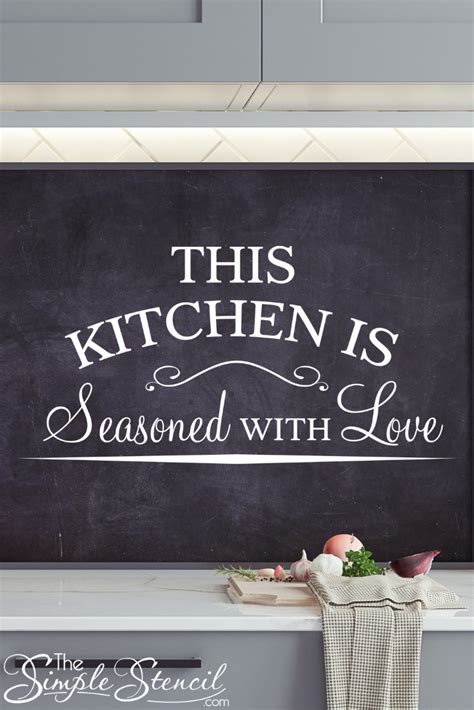 Update Your Kitchen With Unique Vinyl Wall Decals From The Simple
