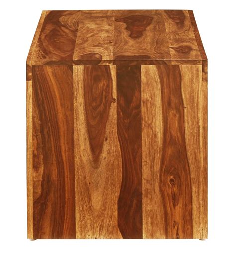 Buy Acropolis Solid Wood Nesting Coffee Table Set In Rustic Teak Finish