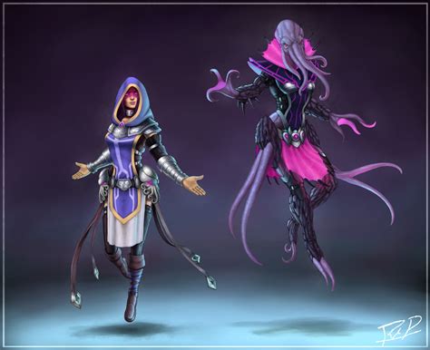 Artstation Mind Whisperer Hel Robert Koziel Smite Skins Hel Artwork