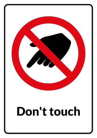 Do Not Touch Clip Art Clip Art Library
