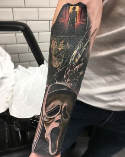 Michael Myers Jason Freddy Krueger Tattoo