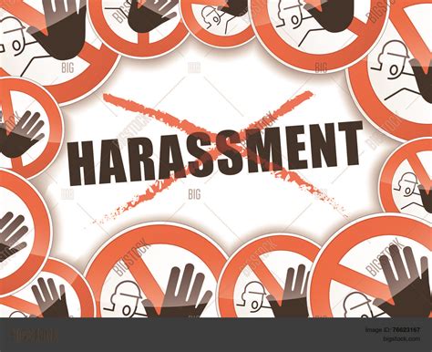 No Harassment Concept Vector And Photo Free Trial Bigstock