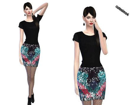 Little Partyoutfit By Sweetsims4 At Tsr Sims 4 Updates