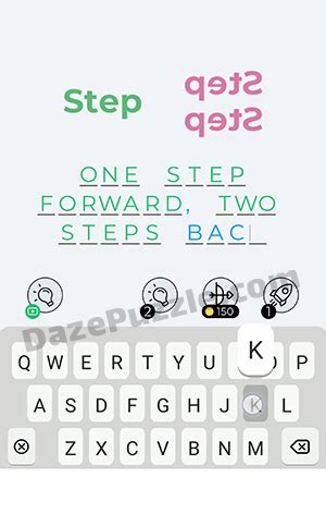Gk mcq quiz questions with answers set 1; Dingbats Level 163 (Step) Answer - Daze Puzzle