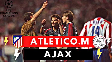 Atletico Madrid Vs Ajax 2 3 All Goals And Highlights 1997 Uefa