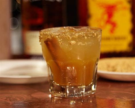 The Harvest Moon Cocktail Combines Sweet Apple Liquor Cinnamon Whiskey And Fresh Apple Cider