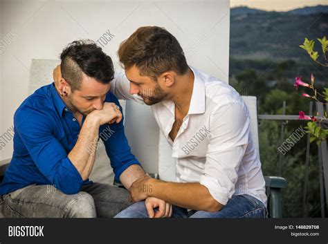 Portrait Two Handsome Image And Photo Free Trial Bigstock