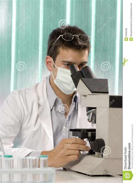 Young Scientist Discovering Something Stock Photo Image Of Biology
