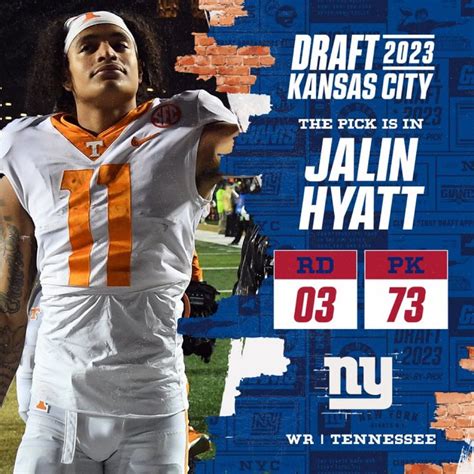 Pelicans On Twitter Rt Judgeenjoyer Giants Select Tennessee Wr