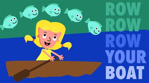 Row Row Row Your Boat Childrens Nursery Rhyme The Nursery Channel