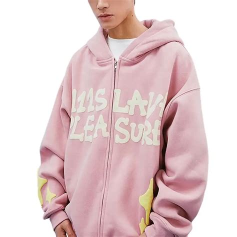 Wholesale Custom Oversized Essential Puff Print Hoodie Unisex Custom