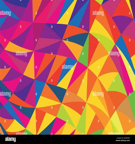 Multi Colored Triangles Background Vector Eps10 Stock Vector Image