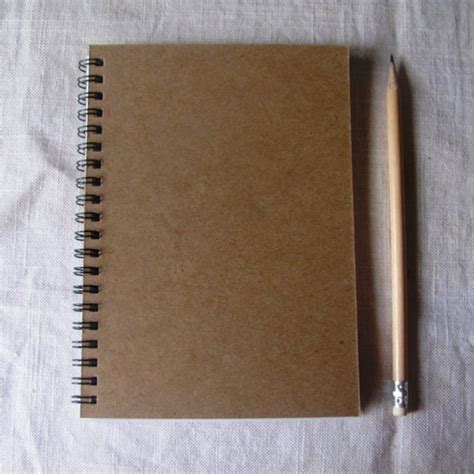 Blank Chipboard Kraft Only Cover Journal 5 X 7 Journal Etsy