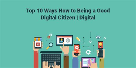 Top 10 Ways How To Being A Good Digital Citizen Digital 2base