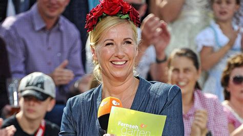 Andrea Kiewel Partner And Kinder So Lebt Der Fernsehgarten Star Privat
