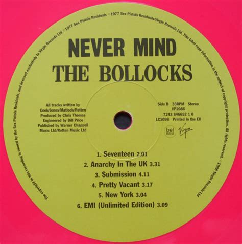 God Save The Sex Pistols Never Mind The Bollocks United Kingdom 21st