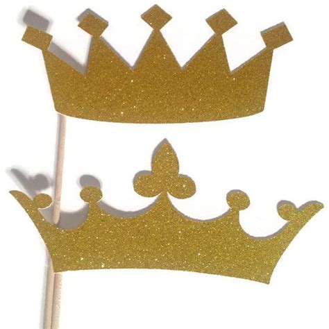 Photo Booth Props Crown With Glitter Photo Booth Props Birthday