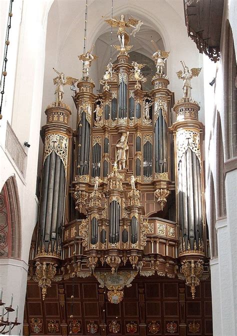 St Marien Stralsund Organ Baroque Architecture Organs Cathedral