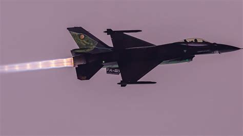 Awesome Video Shows Belgian Air Force F 16 Dream Viper Lighting The