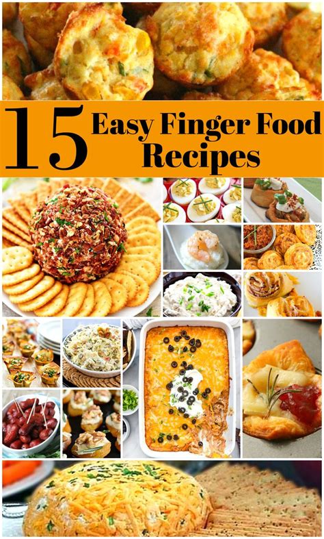 15 Easy Finger Food Recipes Finger Foods Easy Potluck Finger Foods