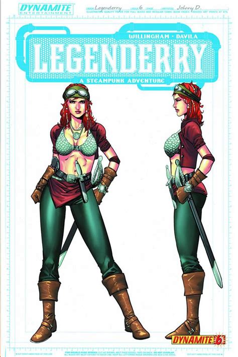 Legenderry Steampunk Adventure 6 B Red Sonja Concept Art 1 In 25