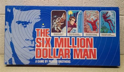 Vintage 1975 The Six Million Dollar Man Board Game Parker Brothers