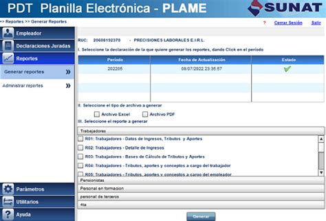 Sección Tributación