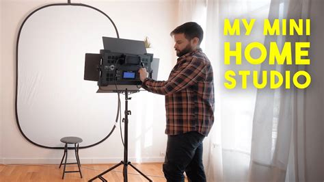 How To Set Up A Mini Home Photography Studio Youtube