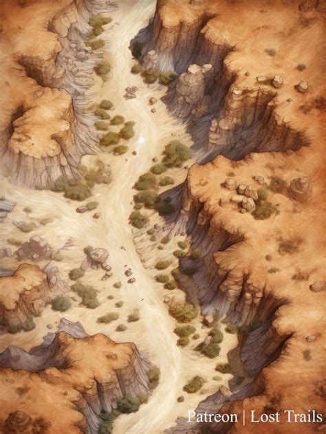 The Wild West Free Lost Trails Desert Map Wild West Fantasy Map