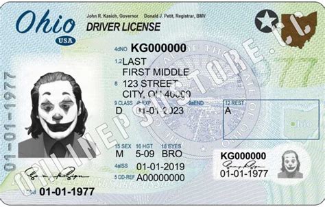 Free Ohio Drivers License Template Recipepole
