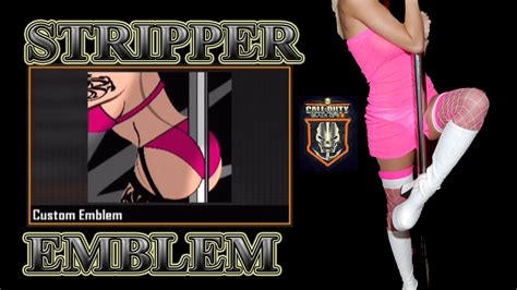 Black Ops Sexy Stripper Girl Emblem Hot Youtube