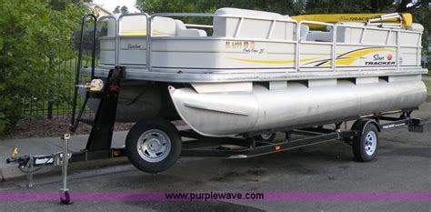 Sun Tracker 21 Pontoon Boat In Burlington Co Item A9515 Sold