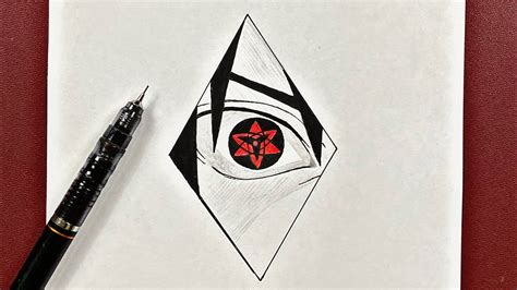 Easy To Draw How To Draw Sasukes Eye Step By Step Easy Youtube