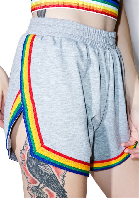 Camp Collection Rainbow Shorts Dolls Kill