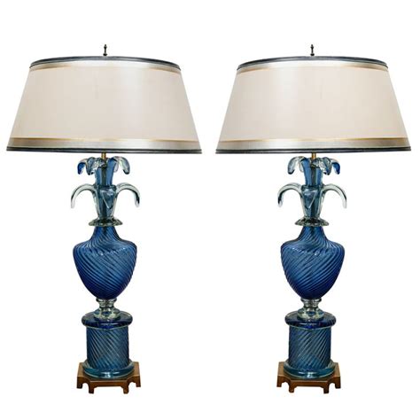 Pair Of Vintage Murano Salviati Lamps Lamp Modern Table Lamp Murano