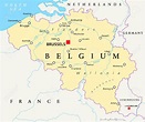 Mapa de Belgica - Mapa Físico, Geográfico, Político, turístico y Temático.