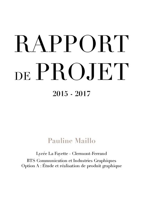 Calaméo Rapport De Projet Bts