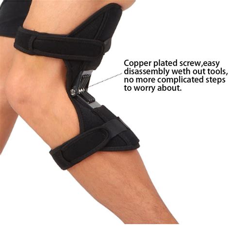 1pc Patella Boosters Spring Lift Knee Support Brace For Mountaineering