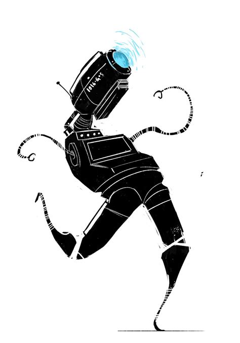 Dancing Robot Rob Chandler Robot Illustration Alien Concept Art