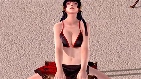Dead Or Alive Xtreme 3 Fortune Nyotengu Being Lewd On A Chair Youtube