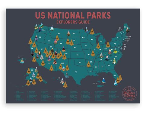 National Parks Map Variant Ph