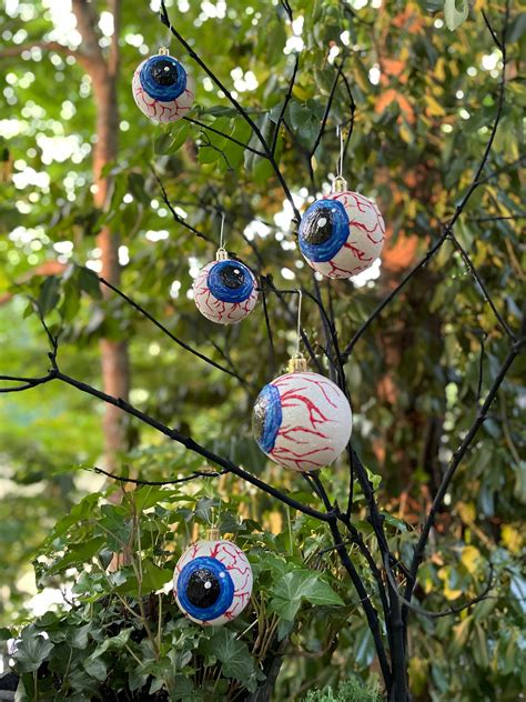 Halloween Eyeball Ornaments Spooky Home Decor Eyeball Ornaments