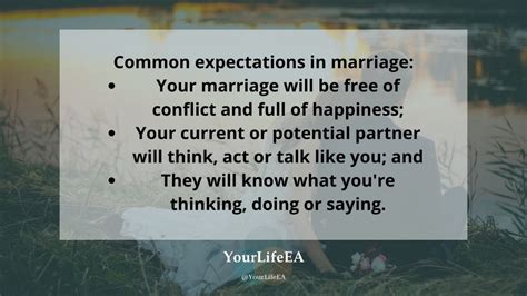 Expectations And Marriage Yourlifeea