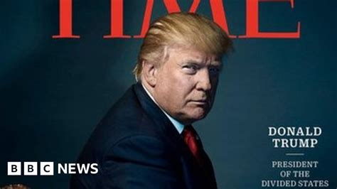 donald trump is time magazine s person of the year bbc news