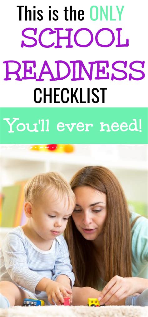 The Ultimate School Readiness Checklist For Parents School Readiness