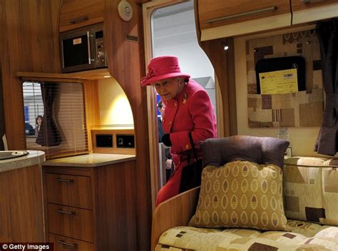 Queen Goes Glamping In A Luxury Motorhome On Jubilee Trip To Bristol